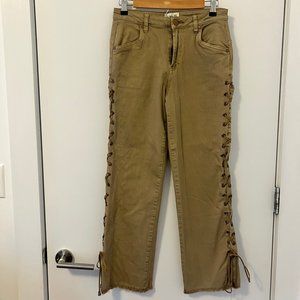 Vintage Y2K Lace-Up Jeans